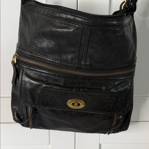 Fossil Handbags - FOSSLI Leather Crossbody Bag